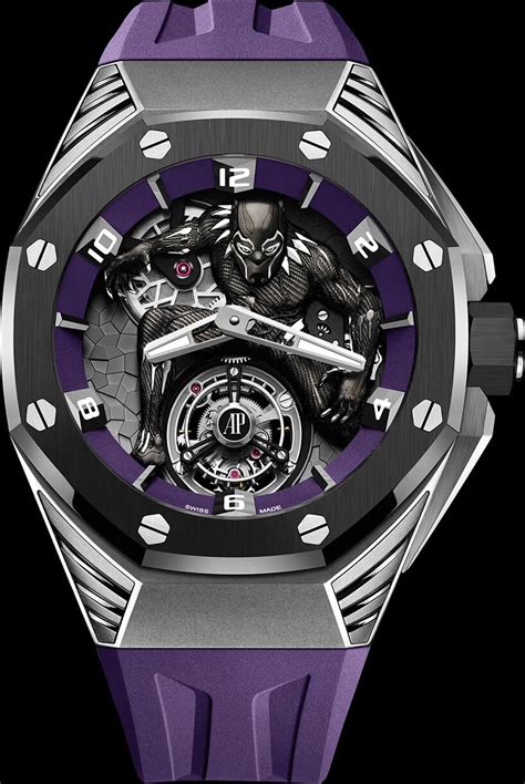 audemars piguet auction marvel|audemars piguet marvel black panther.